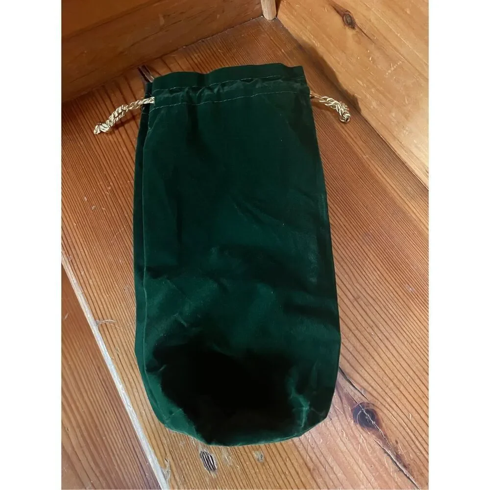 Old Fitzgerald 7 Years Bourbon Whiskey Green Drawstring Bag